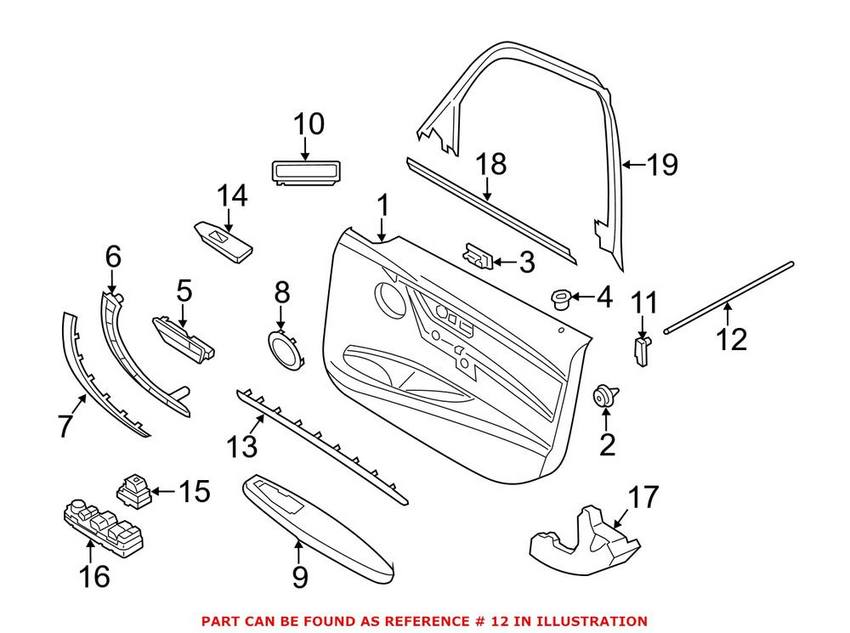 BMW Courtesy Light - Front Driver Left 63177277447